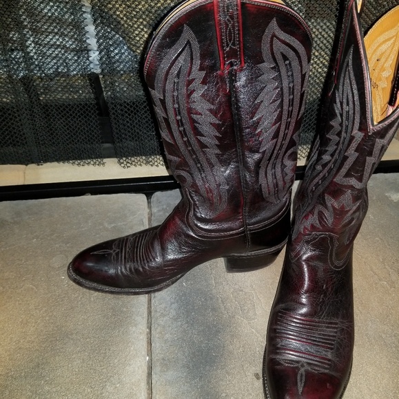 kangaroo skin cowboy boots